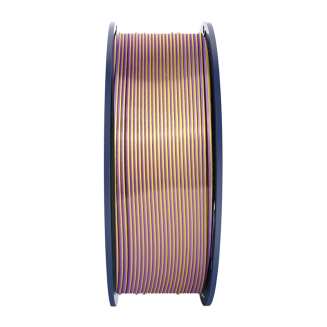 Filament SUNLU PLA+ Silk Forth-Color 1.75mm 1kg (niebiesko-fioletowo-czerwono-złoty) - 5