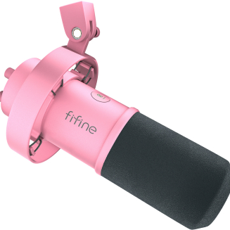 Mikrofon dynamiczny Fifine K688P (różowy) - 4
