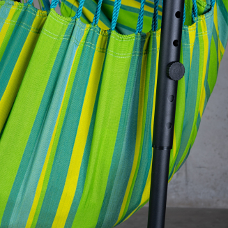 Fotel hamakowy ze stojakiem La Siesta Fiji Outdoor Lime Basic - 7