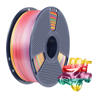  Filament SUNLU PLA+ Silk 1.75mm 1kg Rainbow 01 - 2