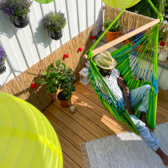  La Siesta Domingo lime kingsize hammock chair - 7