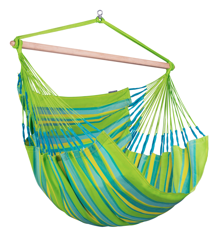 Fotel hamakowy La Siesta Domingo Lime Kingsize