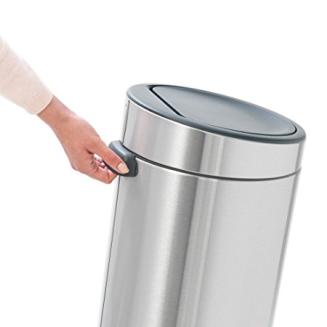 Kosz Brabantia Touch Bin 30l stal mat - 4