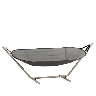 Hamak ze stojakiem taupe SACKit Cobana Hammock Alu Kirra Grey
