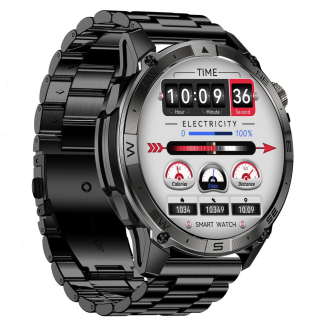 Smartwatch Gravity Czarny Pasek + Bransoleta GT46-2 - 8