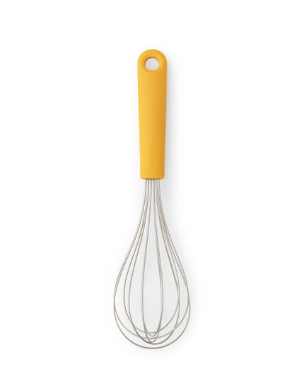 Brabantia Tasty+ Honey Yellow large whisk