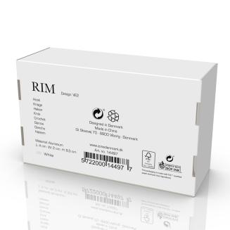 Wieszak ścienny pojedynczy Zone Denmark Rim White - 3