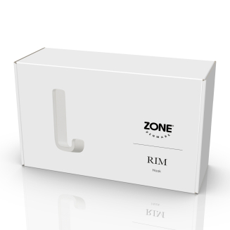 Wieszak ścienny pojedynczy Zone Denmark Rim White - 2