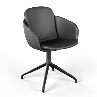 SACKit Chair No. One S2 Terra Black Swivel Chair