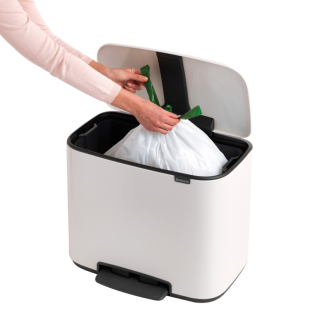 Kosz na śmieci Brabantia Bo 36l biały - 4