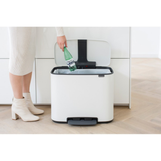 Kosz na śmieci Brabantia Bo 36l biały - 7