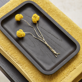  Aquanova Cole Black wooden tray 25x15 cm - 4