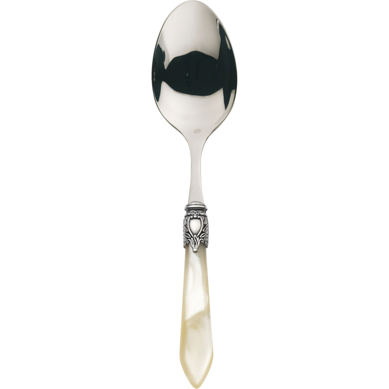 Łyżka do serwowania Casa Bugatti Oxford Ivory/Old Silver
