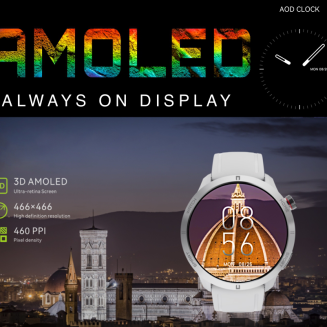 Smartwatch Męski RUBICON RNCF14 Black SMARUB250 - 6