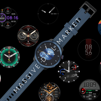 Smartwatch Męski RUBICON RNCF14 Black SMARUB250 - 9
