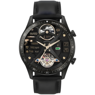 Smartwatch Gravity Czarny 2 Paski GT10-5 - 9