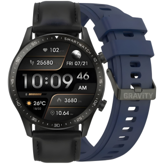 Smartwatch Gravity Czarny 2 Paski GT10-5 - 14