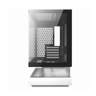 Obudowa komputerowa DARKFLASH F1 + 6 wentylatorów ARGB (biała) - 4