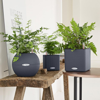  Lechuza Puro Color 20 slate gray flowerpot - 6