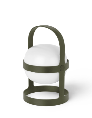 Solar lamp z USB Rosendahl Soft Spot Olive 18 cm
