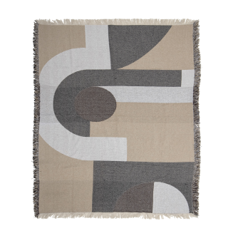 Pled Bloomingville Tasja Nature 130x160 cm - 2