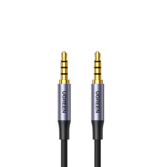 Kabel mini jack 3.5mm UGREEN AV183, AUX, 3m (czarny) - 4