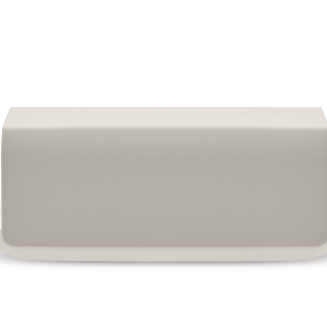 Alessi Mattina butter dish, gray - 2