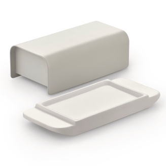 Alessi Mattina butter dish, gray - 3