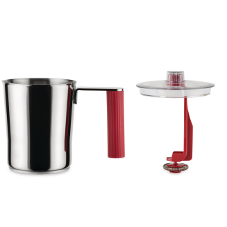 Spieniacz do mleka Alessi Plissé Red - 2