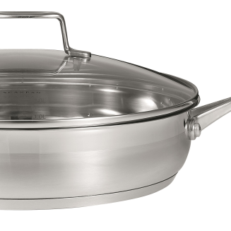 Patelnia stalowa Scanpan Impact 28 cm głęboka z pokrywą | JESIENNA PROMOCJA - 2