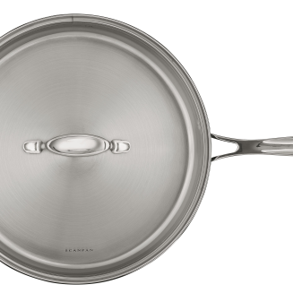 Patelnia stalowa Scanpan Impact 28 cm głęboka z pokrywą | JESIENNA PROMOCJA - 3