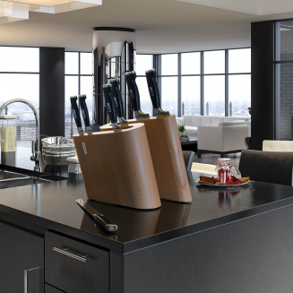  Artelegno Grand Prix walnut magnetic block - 2