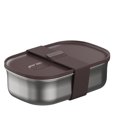 Stalowy lunchbox BergHOFF Nomad Aubergine