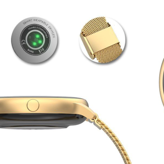 Damski SMARTWATCH G.Rossi SW015-5 Złoty - 9