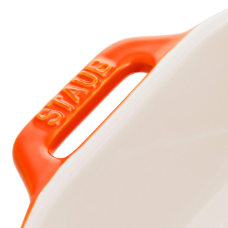 Prostokątny półmisek ceramiczny Staub - 1.1 ltr, Pomarańczowy - 3