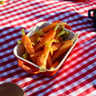 Prostokątny półmisek ceramiczny Staub - 1.1 ltr, Pomarańczowy - 4