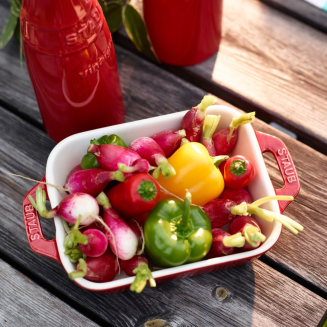 Prostokątny półmisek ceramiczny Staub - 1.1 ltr, Czerwony - 3