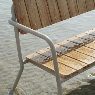 Ławka ogrodowa SACKit Kirra Patio Taupe - 6
