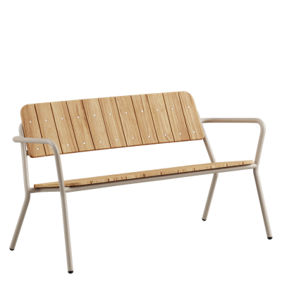  SACKit Kirra Patio Taupe Garden Bench