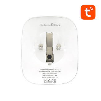 Gniazdko smart GOSUND SP112 Wi-Fi 16A 2xUSB Tuya - 4