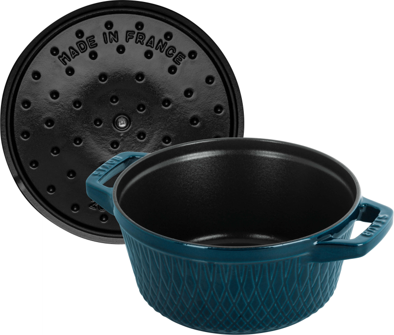  Round cast iron pot Staub - 2.3 ltr, Marine