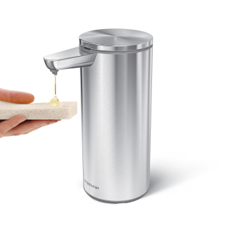 Dozownik bezdotykowy z akumulatorem Simplehuman 414 ml stal szczotkowana - 8