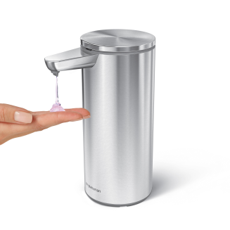 Dozownik bezdotykowy z akumulatorem Simplehuman 414 ml stal szczotkowana - 3