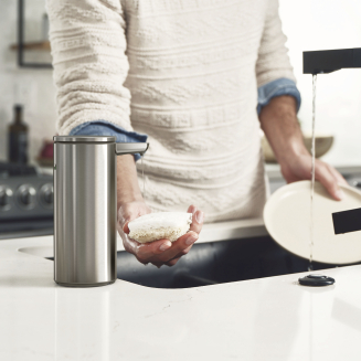 Dozownik bezdotykowy z akumulatorem Simplehuman 414 ml stal szczotkowana - 5