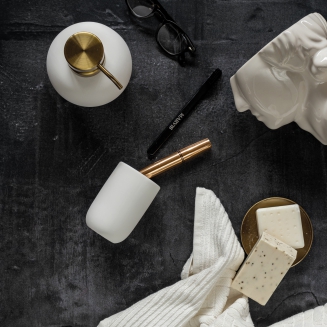 Dozownik do mydła Mette Ditmer Denmark Lotus Low White - 2