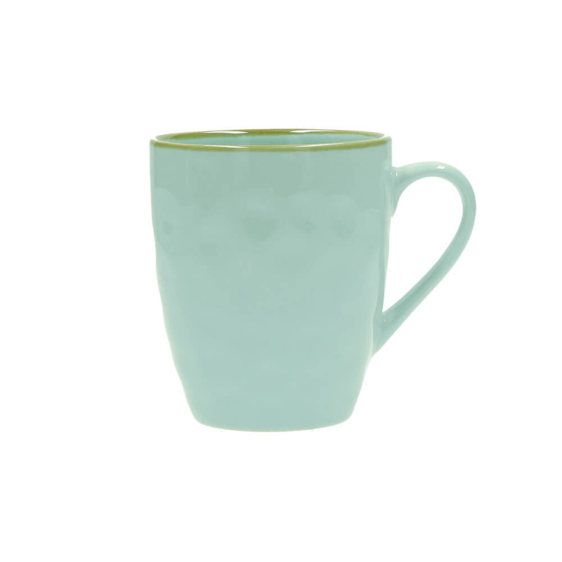  Rose&Tulipani | Set of 4 Concerto Verde Acqua mugs with handle - Mint, 430 ml