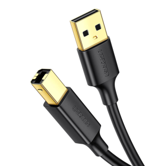 Kabel UGREEN US135 USB-A-USB-B 3m (czarny) - 2