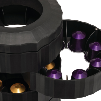 Pojemnik na kapsułki kawy Alessi Plissé Black - 6