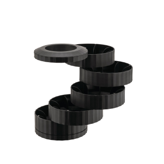 Pojemnik na kapsułki kawy Alessi Plissé Black - 4