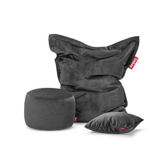 Pufa Fatboy Point Velvet Taupe Ø50x35 cm - 2